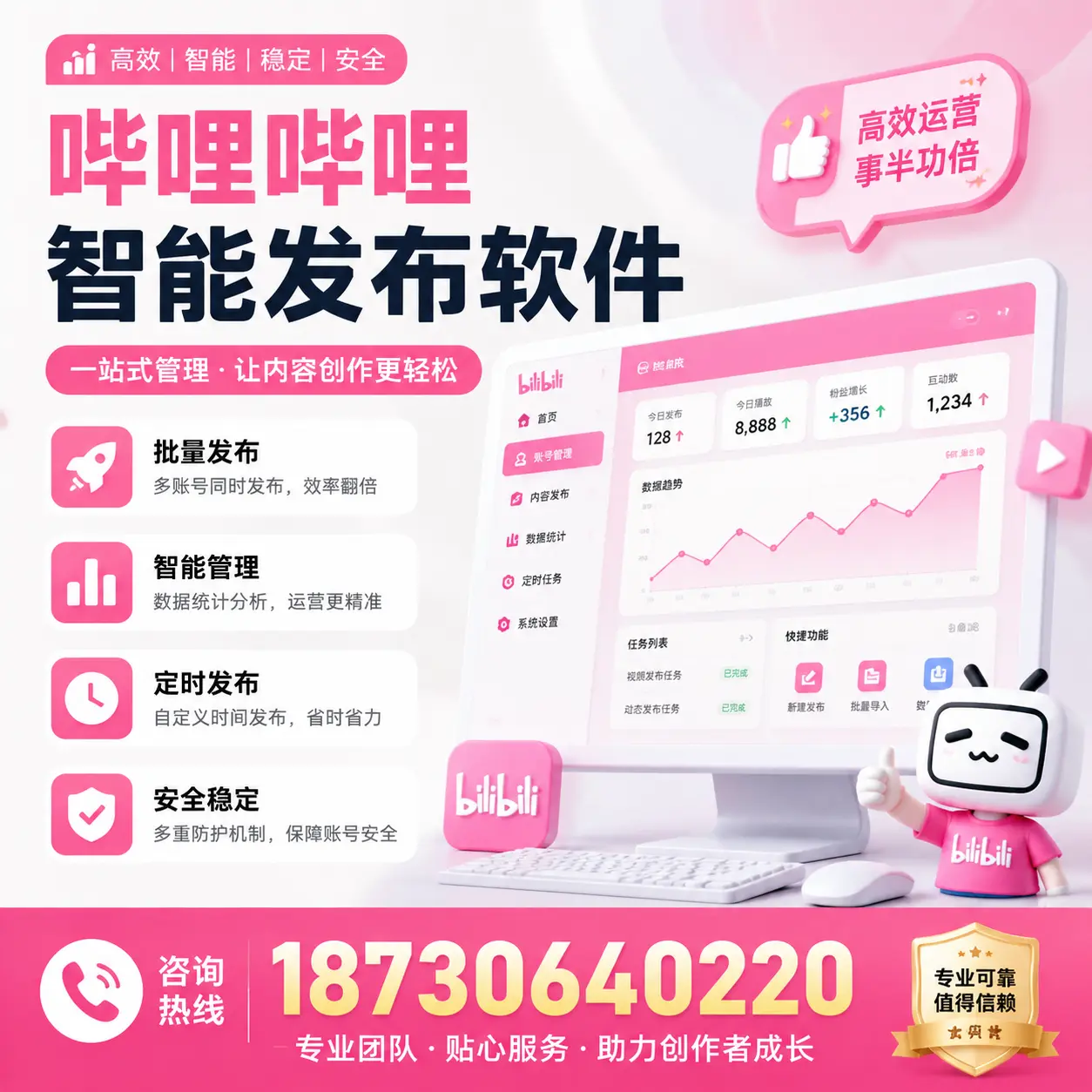 如何评估哔哩哔哩智能发布软件的ROI?楚雄 企业必读